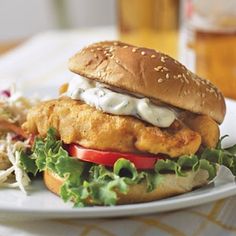 Fish burger